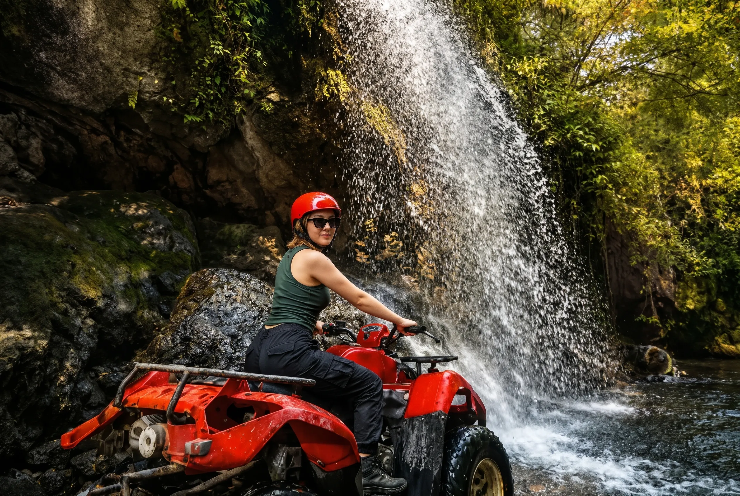 Jambe ATV Ride – Flying Bridge & 2 Hidden Waterfalls